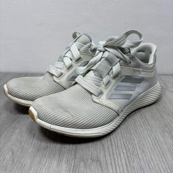 ADIDAS Size 6 White Edge Lux 3 Running Shoes Women Gum Sole - Picture 1 of 11